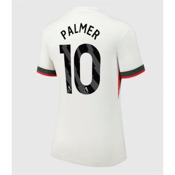 Billige Fotballdrakt Chelsea Cole Palmer #10 Replika Bortedrakt Dame 2025-26 Kortermet